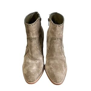 Ivanka Trump Mandel Suede Booties Size 9 1/2M